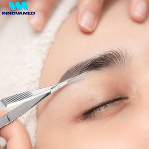 Ciseaux à ressort micro en acier inoxydable, 2 pièces, 4,7 pouces, pointe incurvée, tranchants, pour broderie, couture, coupe des sourcils, outil de beauté - Product Image 3