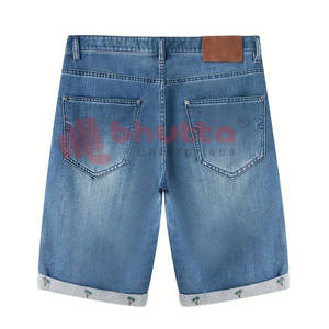 Pantalones vaqueros cortos informales para hombre superventas calidad superior con diseño OEM patrón sólido en línea superventas nuevo último estilo precio - Product Image 2