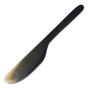 Cuchillo de mantequilla de cuerno de búfalo de tendencia y esparcidor de mantequilla de tamaño estándar herramientas de queso para herramientas de queso de cuerno hechas a mano con precio bajo - Product Image 1