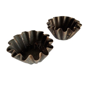 Black Metal Kitchen Decor Cupcake Baking Mold for Home Kitchen Gadget Restaurant Bakery Muffin <b>Cookie</b> Biscuit Pastry Baking Cup - Product Image 1