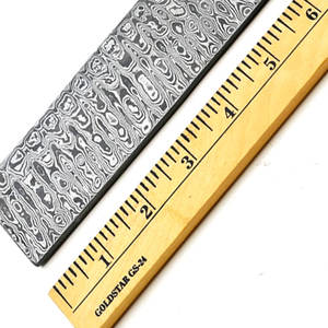 Patrón de plumas Barra de palanquilla de acero de Damasco Patrón de plumas Barra de acero de Damasco hecha a mano Palanquilla de acero de Damasco personalizada - Product Image 6