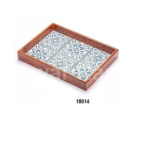 Plateau en aluminium en forme de coeur antique de conception unique en gros personnalisée - Product Image 3