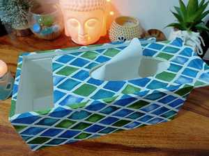 Boîte à mouchoirs imprimée en bois et MDF au design personnalisé pour la décoration intérieure et les comptoirs de réception d'hôtel Options de motifs élégants - Product Image 2