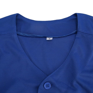 Maillots de baseball royaux en gros, uniformes de baseball unisexes de haute qualité, logos personnalisés, noms d'équipe, numéros imprimés, respirants - Product Image 3