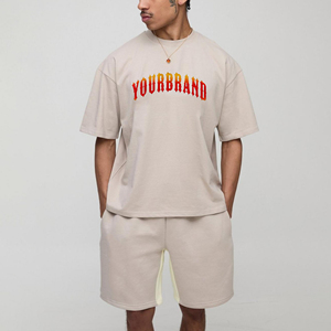 T-Shirt & Short Set For <b>Boys</b> Casual T-Shirt With Drawstring Shorts Summer T-Shirt & Short Set Wholesale Manufacture & Supplier - Product Image 6