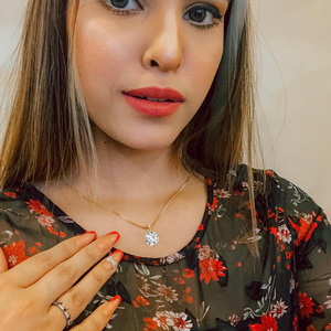 เครื่องประดับ avarta 18K bis hallmarked Gold จี้โซลิแทร์2กะรัตสำหรับเด็กผู้หญิงและผู้หญิง - Product Image 5