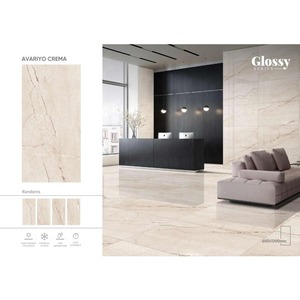 Vistaar breccia กระเบื้องพอร์ซเลนเคลือบ600x1200มม. สีน้ำตาลหินอ่อนดูรูปแบบขนาดใหญ่ - Product Image 4