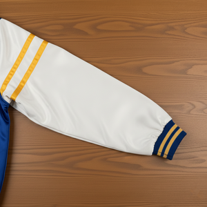 Chaqueta Universitaria de Invierno Gruesa, Personalizada, Unisex, de Satén, Bordada, Estilo Vintage, Resistente al Viento, Transpirable, Ecológica, 100% Seda - Product Image 5