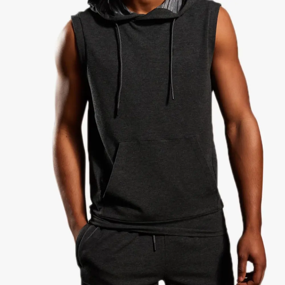 Diseño Popular personalizado gimnasio entrenamiento Fitness deporte sin mangas sudaderas con capucha Casual Stringer Singlet sudaderas con capucha