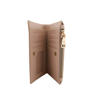 Porte-cartes de visite en PU beige à motif crocodile gaufré - Product Image 2