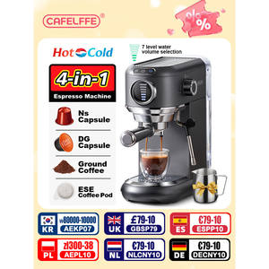 Machine à café électrique Cafelffe 4 en 1 pour capsules Dolce Gusto Nes Espresso Cappuccino pour usage domestique - Product Image 4
