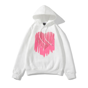 Sweats à capuche élégants pour hommes Top Design Heavy Weight Thick Puff Printing High Quality Cotton Fabric Fleece 3D Pattern - Product Image 1