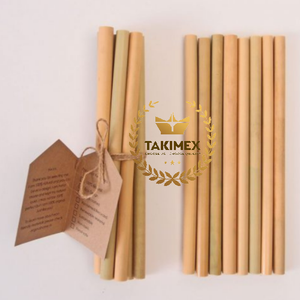 Pajita de bambú ecológica 100% para beber, Pajita reutilizable para beber, proceso de fabricación, pajitas reutilizables - Product Image 6