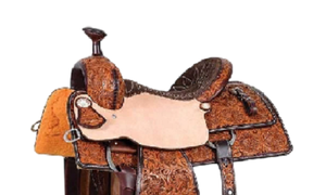 Selles de course occidentales et anglaises en cuir véritable de qualité supérieure pour l'équitation - Product Image 3