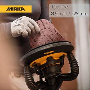 Moteur sans balais pour ponceuse à cloisons sèches électrique Bluetooth, tête orbitale de 9 pouces, flexible à 180 degrés, portable avec sac de transport - Product Image 3