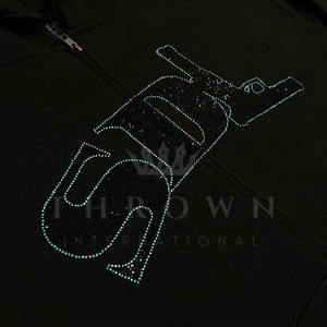 Sweat à capuche d'hiver noir pour homme Sdl 100% coton Tailles personnalisées Grandes tailles Surdimensionné Polaire Vente promotionnelle Best-seller - Product Image 6