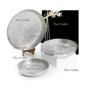 Cuenco para servir alimentos de Color plateado y aluminio de primera calidad, cuenco decorativo para utensilios de cocina de tamaño y forma personalizados - Product Image 2