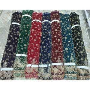 Premium Velvet Fabric with Intricate Handwork Beads and Coordinating Dupatta for Women Fashionable Ethnic Look - Product Image 1