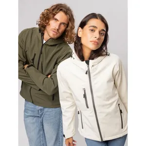 Veste imperméable Softshell personnalisée pour le merchandising - Product Image 3
