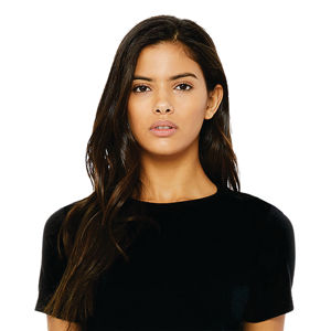 Airlume-Camiseta holgada de manga corta para mujer, Camiseta de algodón peinado y anillo de 32, 100% oz, Vintage, color negro, 4,2 - Product Image 4