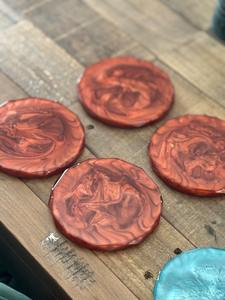 Posavasos de resina epoxi de lujo hechos a mano a la perfección Posavasos epoxi de alta calidad con acabado brillante para el hogar Sueños Impresionante de resina epoxi - Product Image 6