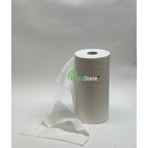 ม้วนผ้าฝ้ายบริสุทธิ์ทำจากอิตาลี: ยั่งยืนปุ๋ยหมักย่อยสลายได้4ม้วน100แผ่นละ40x28ซม. - Product Image 1