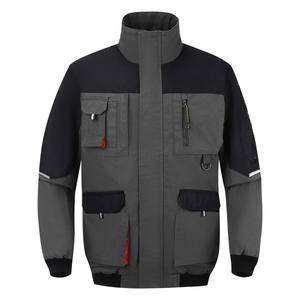 Chaqueta de trabajo de algodón para hombre, de talla grande, mecánica, industrial, transpirable, resistente al fuego, ropa de trabajo personalizada - Product Image 1