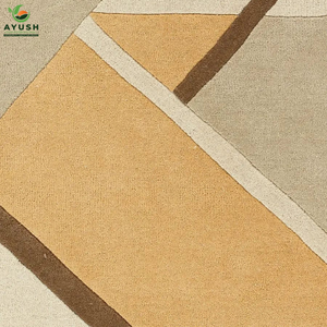 Tapis en laine artisanaux de designer, tapis en laine faits à la main de luxe pour le salon, la chambre à coucher - Product Image 4