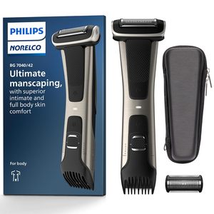 Philips Bodygroom 7000 Series Tondeuse à l'aine et au corps pour hommes Peigne réglable de toilettage précis modèle BG7040/42 - Product Image 1
