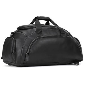 Bolsa de Lona de Cuero Genuino para Hombre, Equipaje de Lujo, Supergrande, Estilo Deportivo, 62cm, Uso en Gimnasio - Product Image 1