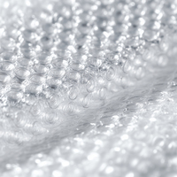 Rouleau de film à bulles d'air en PE écologique pour marchandises fragiles, emballage coussiné compostable en PBAT, faible MOQ, vente en gros