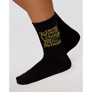 TGHF X LSKD Lot de 3 chaussettes blanches - Chaussettes de sport respirantes en coton absorbant la transpiration pour le cyclisme - Product Image 4