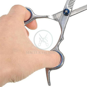 Tijeras simples de acero inoxidable de alta calidad para el cuidado de mascotas para perros de pelo largo con juego de diseño de fácil agarre - Product Image 5