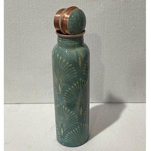<b>Copper</b> <b>Water</b> <b>Bottle</b> Stylish Handmade Unique Design High Quality <b>Copper</b> <b>Water</b> <b>Bottle</b> for Home and Traveling use - Product Image 1