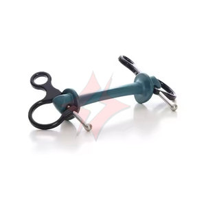 Hecho a medida JP Korsteel Half Cheek Snaffle Dutch Bit Acolchado suave Anillo suelto de acero inoxidable Pantalones de plata alemanes - Product Image 1