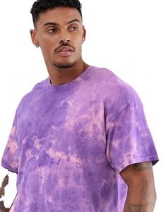 Camisetas Tie Dye de Algodón, Corte Holgado, Teñidas a Mano con Patrón de Remolino, Unisex, Estilo Urbano Juvenil, Ropa Transpirable de Verano - Product Image 3
