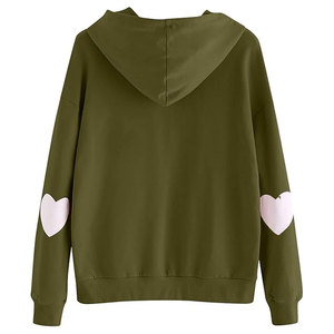 Sudaderas con Capucha Casuales de Primera Calidad a la Moda para Mujer, Color Sólido, Transpirables, con Capucha, Cuello con Capucha, Logotipo Frontal, de Alta Calidad para Invierno - Product Image 2