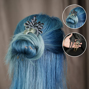 ส้อมผม2ง่ามรูปใบอุปกรณ์แต่งผมควายธรรมชาติรับออกแบบได้ตามต้องการจากเวียดนาม - Product Image 5