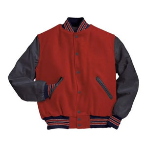 Chaquetas de Béisbol Originales al por Mayor, Ropa Exterior para Hombre, Chaquetas Bomber Casuales con Parches de Letras, Logotipo de Equipo Escolar, Chaquetas Universitarias Personalizadas - Product Image 5