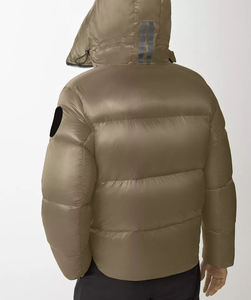 Chaqueta de Plumón para Hombre, Nueva, de Alta Calidad, al Por Mayor, al Mejor Precio, Impermeable, Cortavientos, Ecológica, con Forro de Lana y Exterior de Nailon - Product Image 3