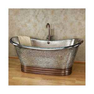 Forte demande à prix raisonnable Baignoire autoportante en cuivre Baignoire en cuivre vintage sur mesure à vendre de haute qualité - Product Image 5