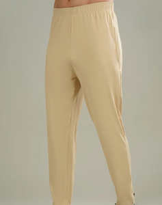 ชุดกีฬาผู้ชายสีเบจ เสื้อยืดแขนสั้นและกางเกงออกกำลังกาย แห้งเร็ว ชุดฟิตเนส แอคทีฟแวร์ เย็นสบาย โดย Ako - Product Image 3