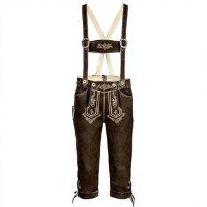 Pantalones de Cuero Alemán para Hombre, Resistentes al Viento, de 1.2mm de Grosor, Diseño Personalizado |   Pantalones Cortos Bávaros Tradicionales 2026 para Actividades al Aire Libre - Product Image 1