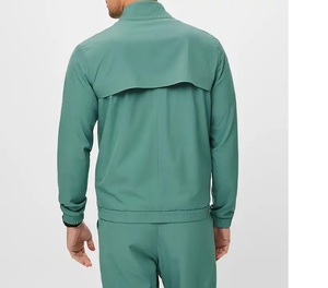 Ensemble de blouses médicales zippées pour hommes, vente en gros, fabrication OEM, matériaux de haute qualité, couleurs et logo personnalisables, blouses d'hôpital d'été KATBROS - Product Image 2