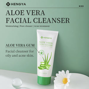 Gel Exfoliante Facial Iluminador con Aloe Vera, <span class=keywords><strong>Limpiador</strong></span> Facial, Eliminador de Puntos Negros y Acné, Gel Purificante y Exfoliante - Product Image 3