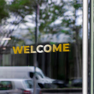 Custom UV Proof Gold Vinyl <b>Letter</b> <b>Stickers</b> for Acoustic Guitar Band Logos Merch Instrument Branding - Product Image 4