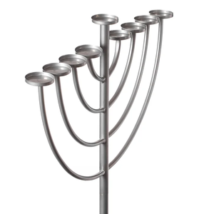 Menorah 9 Branche Menorah Candélabre juif fait à la main Design authentique Terre Sainte Cadeaux Artefacts religieux Bougeoir - Product Image 3