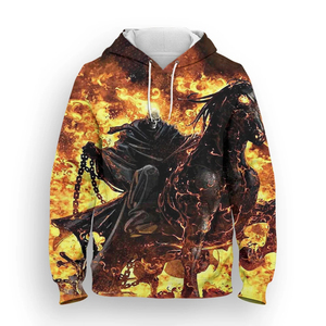 เสื้อสเวตเตอร์ลำลองผ้าคอตตอนพิมพ์ลายโลโก้แบบเรียบง่ายสำหรับผู้ชายผ้าฟลีซปักลาย - Product Image 4