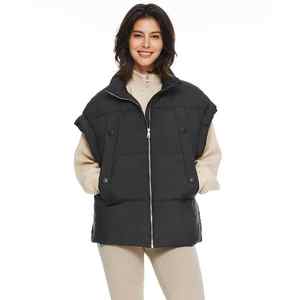 Chaqueta Acolchada Reversible Delgada Impermeable de Invierno Estilo Hip Hop Casual Personalizada al por Mayor, Chaqueta de Plumón para Hombre - Product Image 4