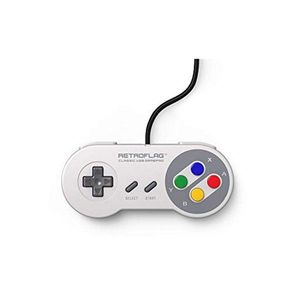 คอนโทรลเลอร์ Retroflag Classic Retro Style USB แบบไร้สาย เชื่อมต่อผ่านบลูทูธ  จอยสติ๊กพลาสติกสำหรับเล่นเกมบนคอมพิวเตอร์ รองรับการเชื่อมต่อแบบมีสาย - Product Image 1